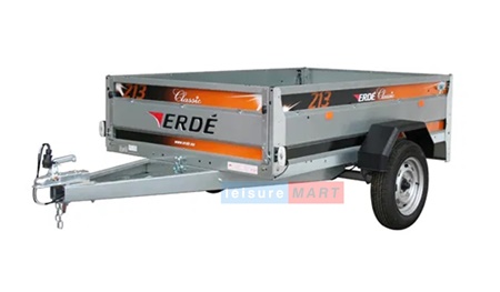 Erde 213 Car Trailer Sold Assembled